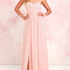 Lulus strapless dress size M